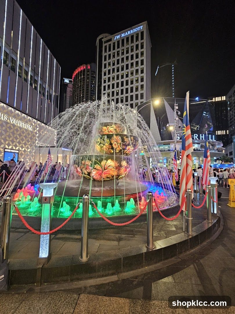 JW Marriott Hotel and Fountain