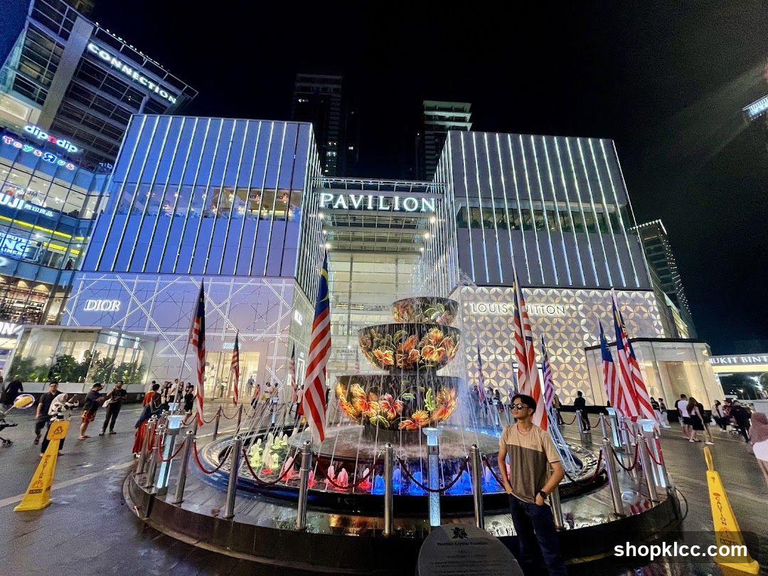 Pavilion Kuala Lumpur at night