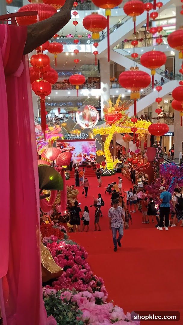 Mall Interior Decorated for Lunar New Year