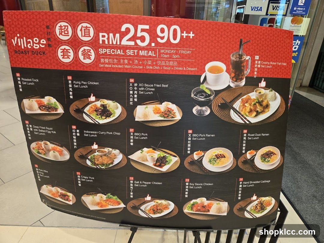 Village Roast Duck Special Set Meal