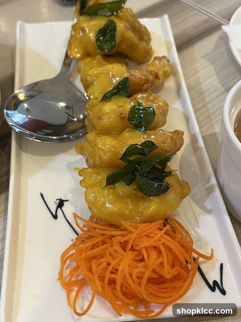 Salted Egg Yolk Prawns
