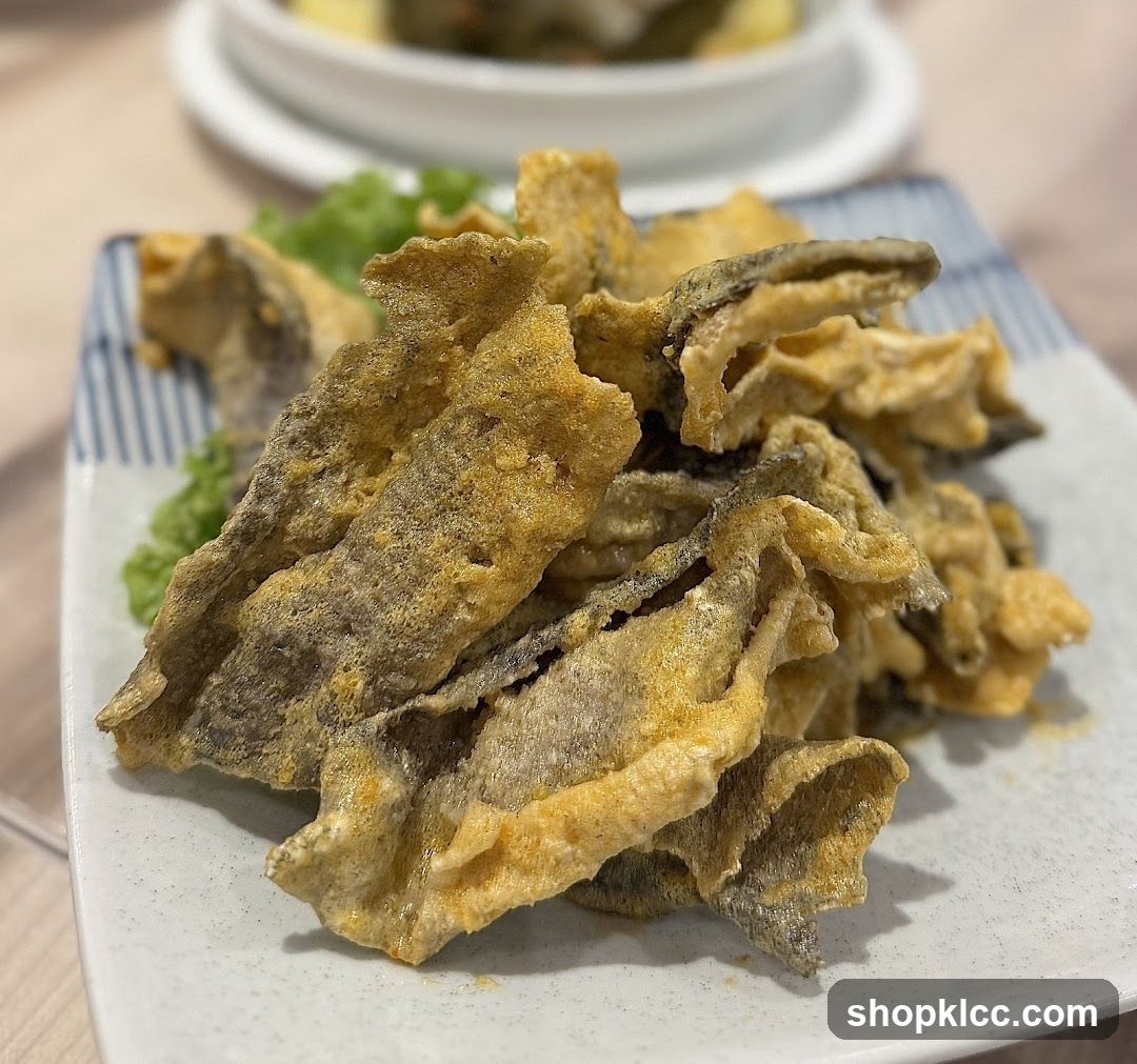Crispy Fried Fish Skin