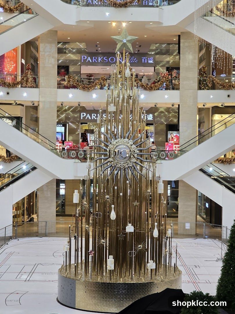 Christmas Tree Display in Shopping Mall