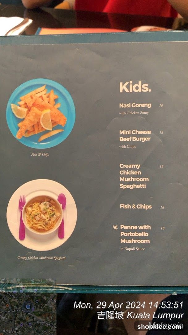 Kids Menu