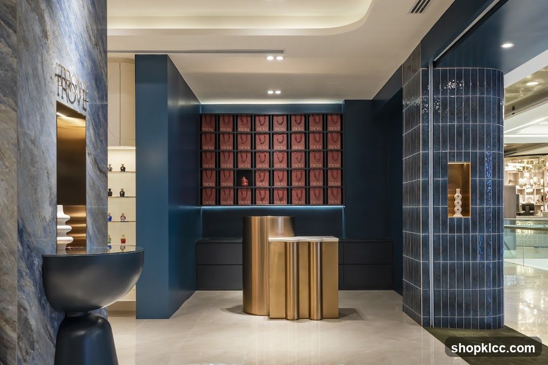 Interior of a retail store