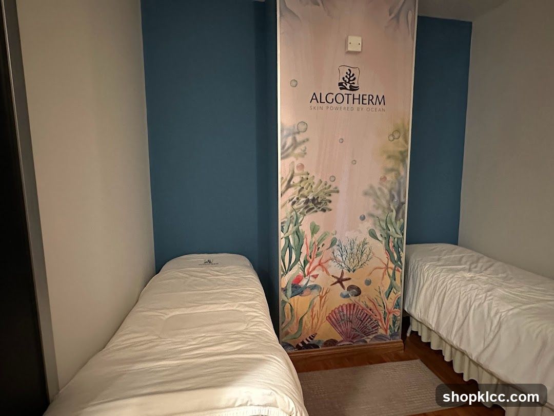 Treatment Room with Algotherm Banner