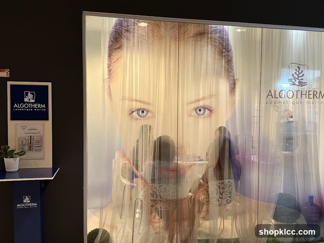 Algotherm Cosmetics Display