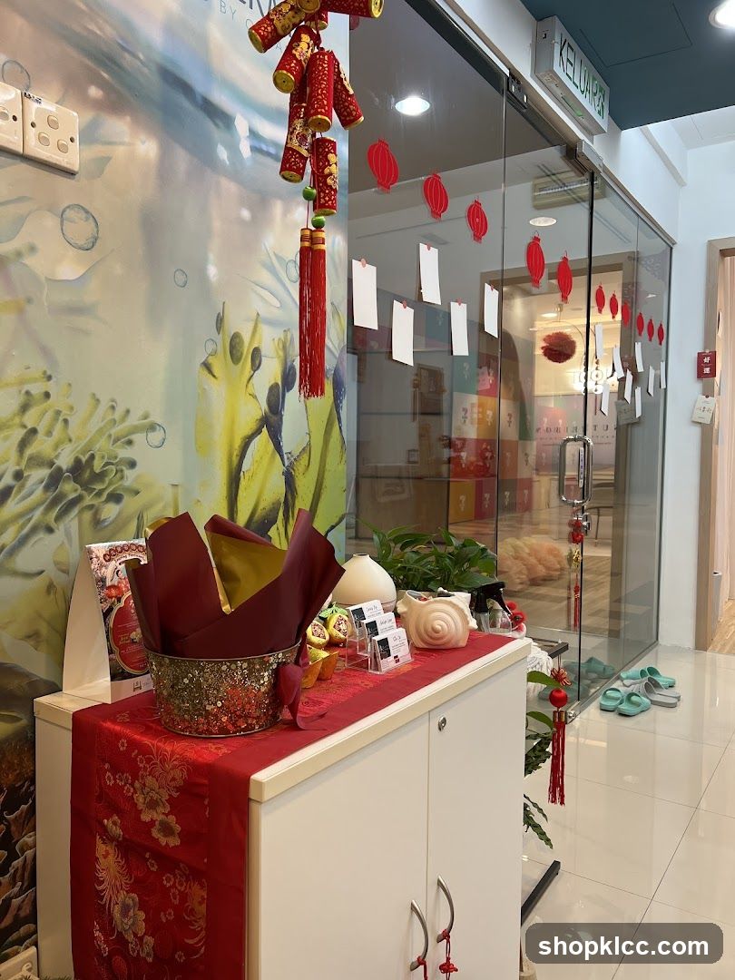 Decorated Entrance with Chinese New Year Theme