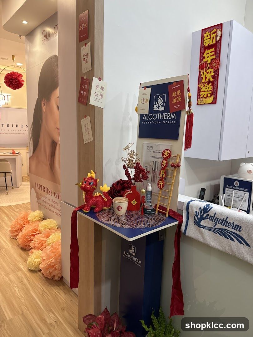 Chinese New Year Decorations at a Beauty Salon