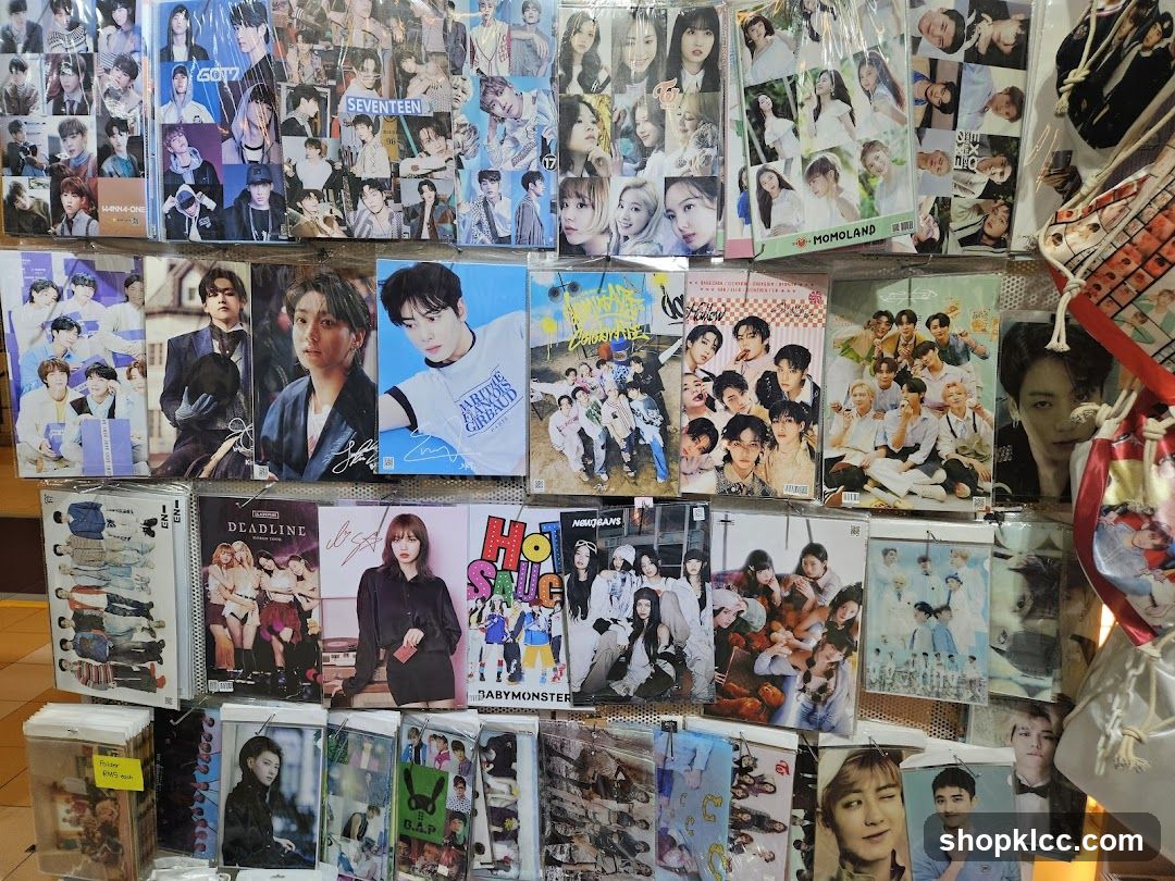 K-Pop Merchandise Display