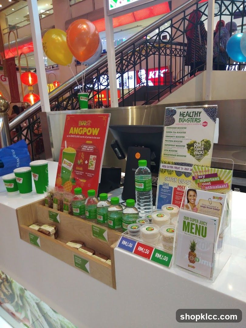 Boost Juice Counter