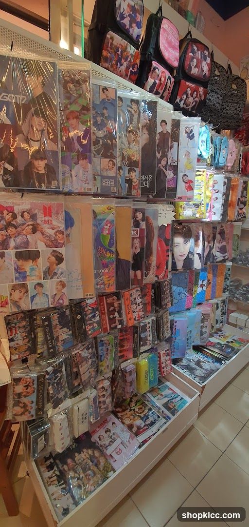 K-Pop Merchandise Display