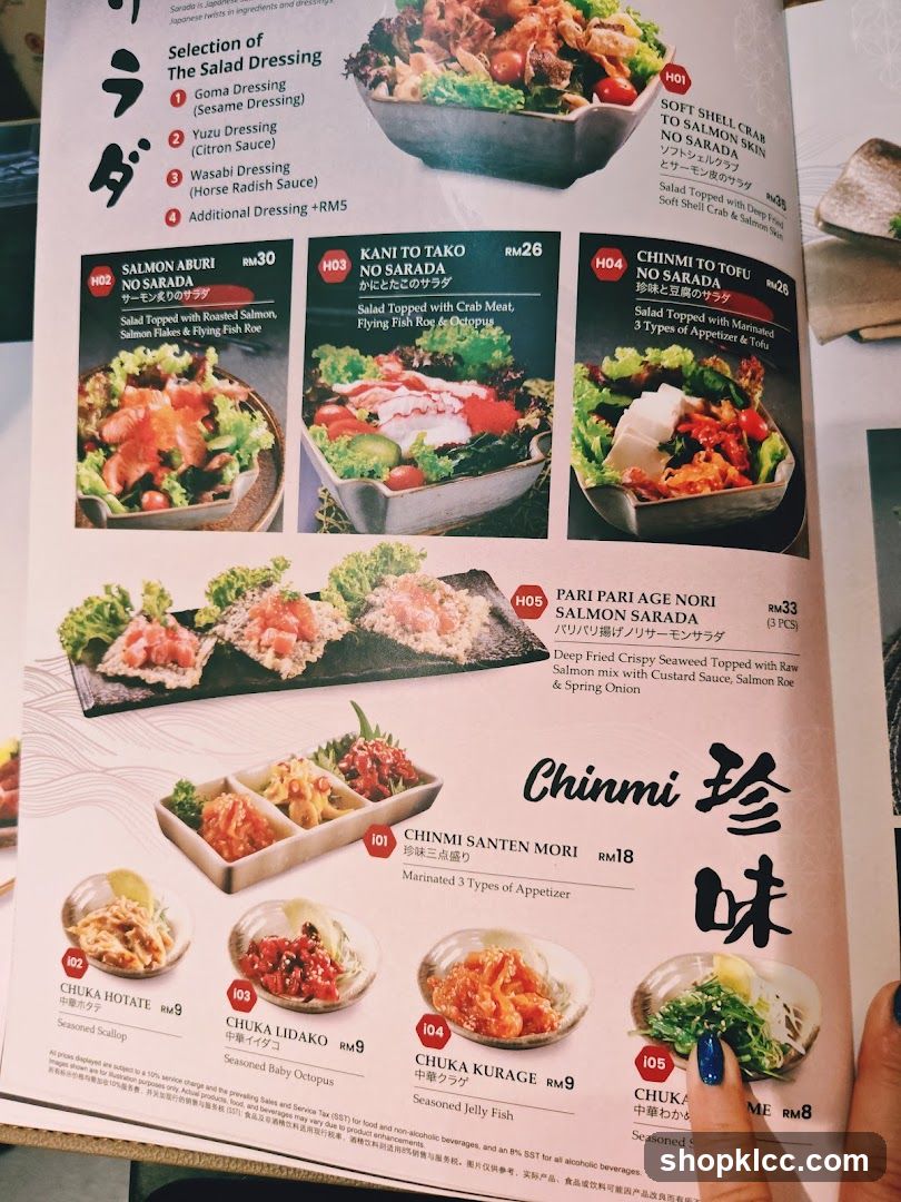 Selection of The Salad Dressing