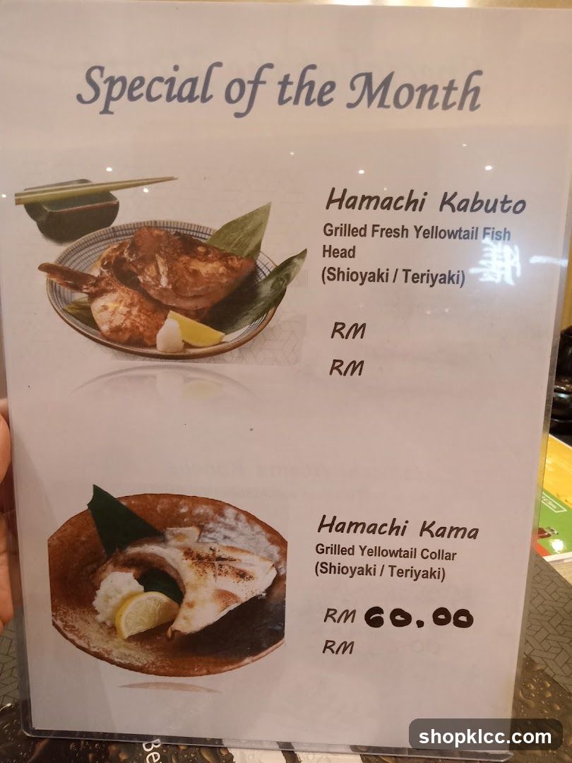 Special of the Month