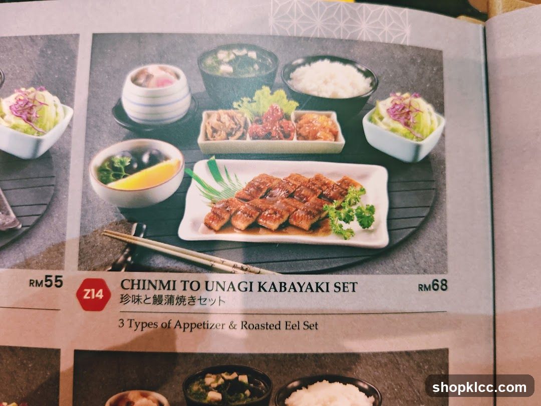 Chinmi to Unagi Kabayaki Set