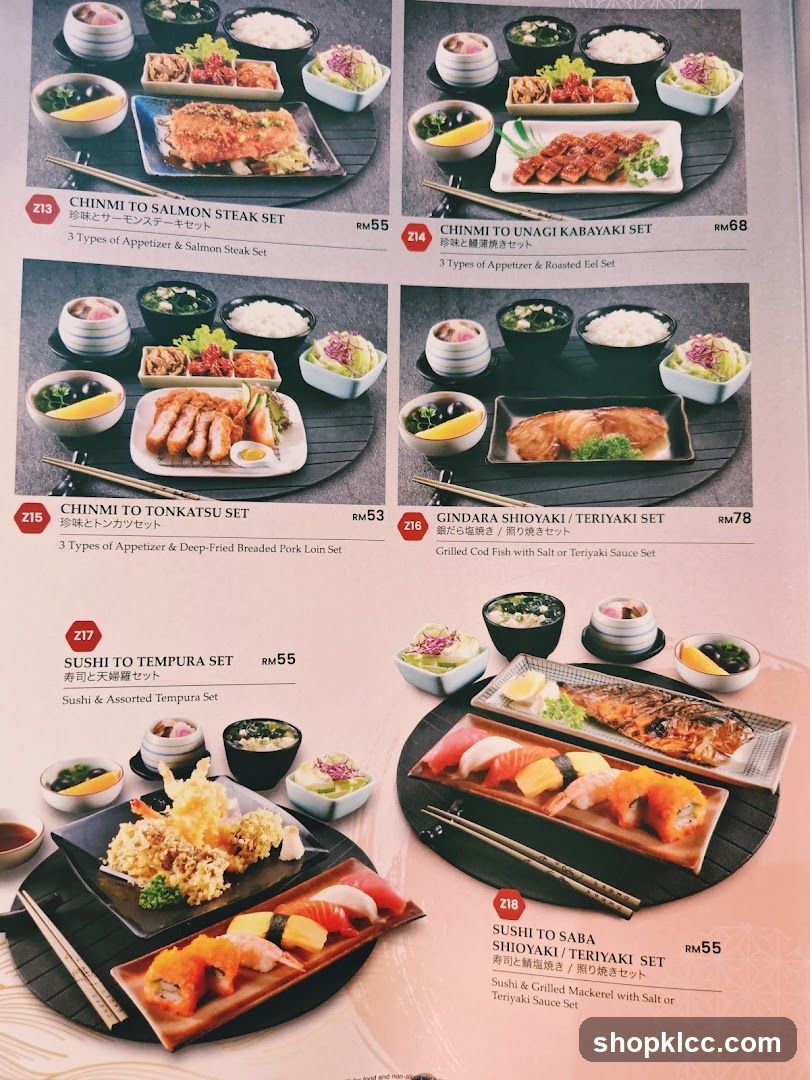 Japanese Set Meals