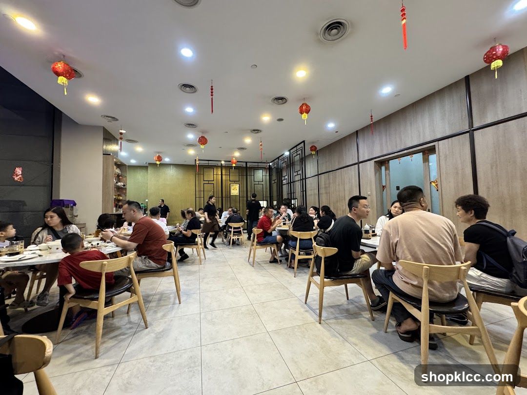 Restaurant Interior with Diners