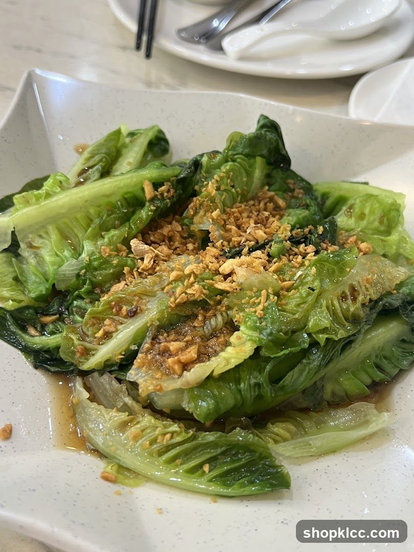 Stir-fried Lettuce with Garlic