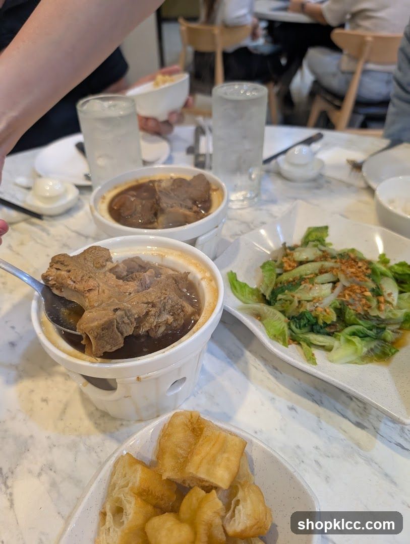Bak Kut Teh and Side Dishes