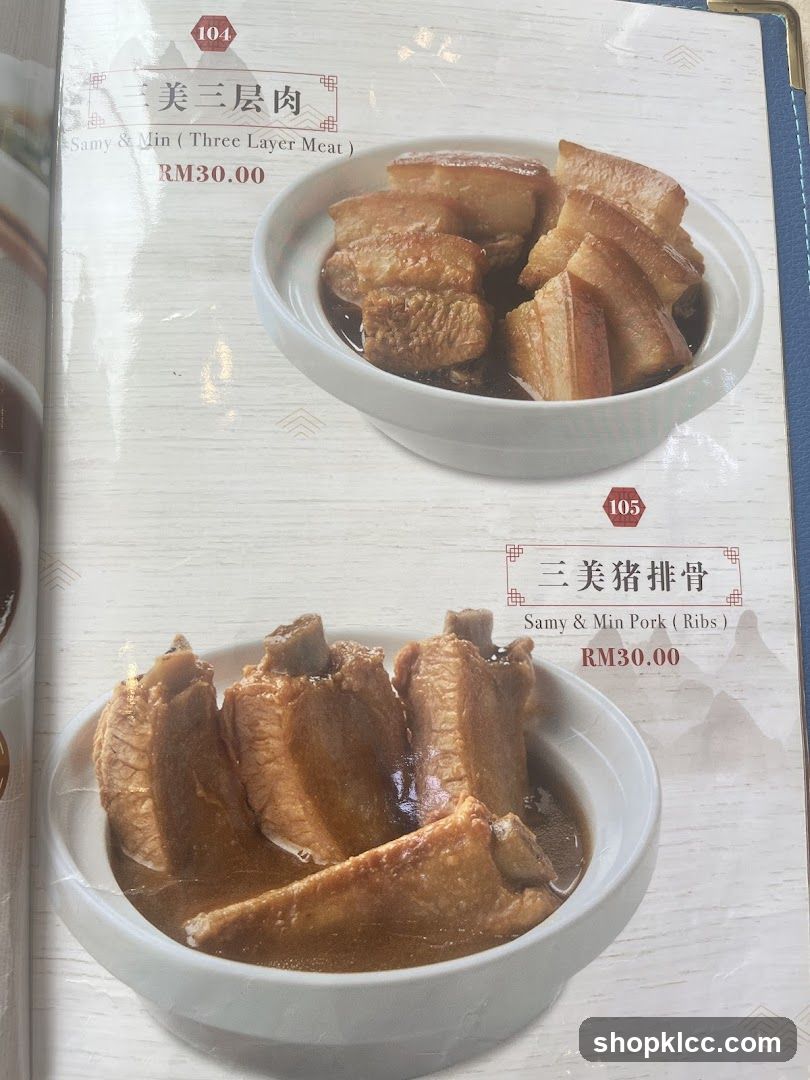 Samy & Min Menu