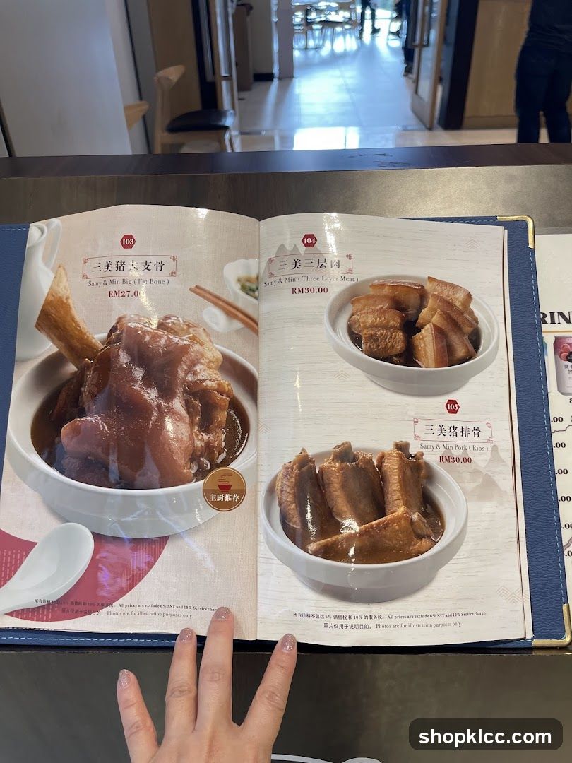 Samy & Min Menu