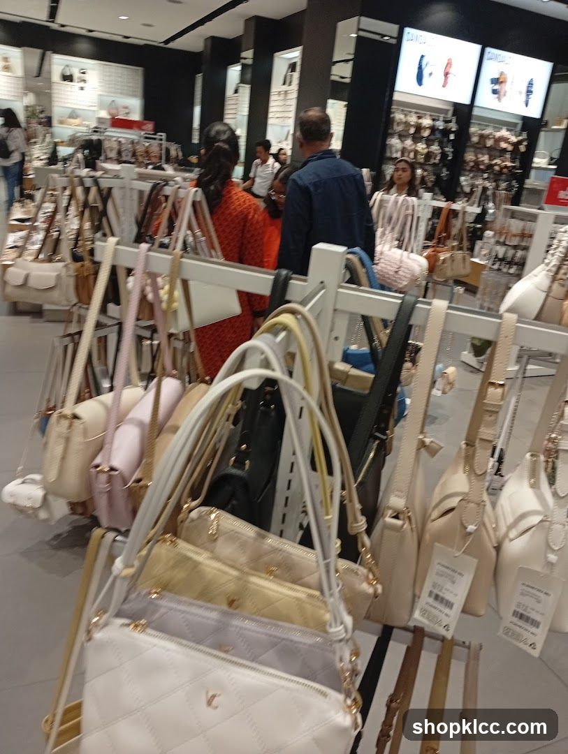 Handbags on Display in a Store