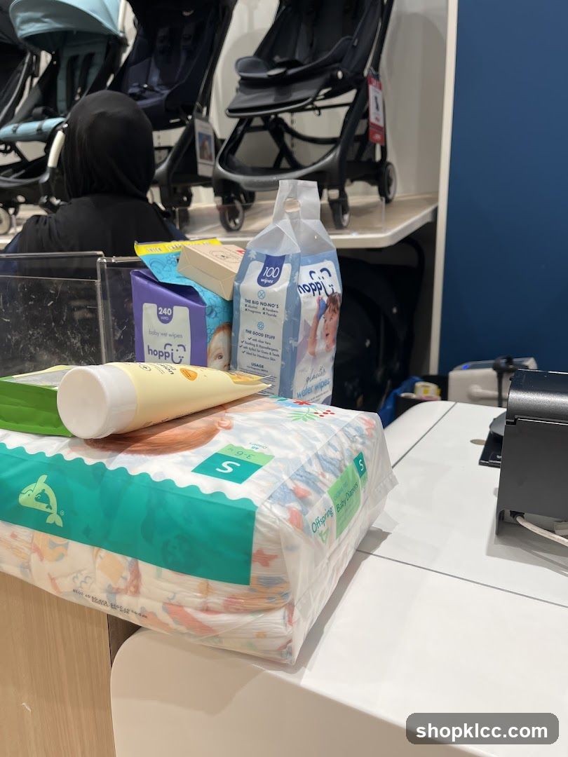 Baby Products on Counter