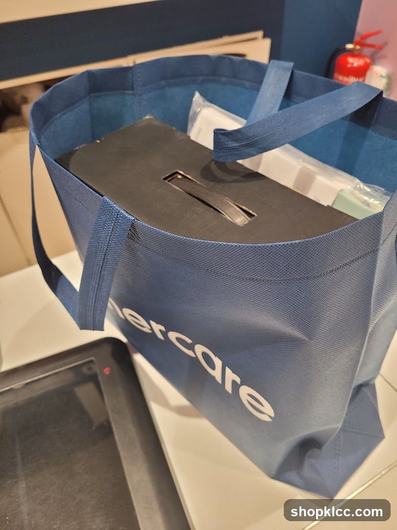 Reusable Shopping Bag with Contents