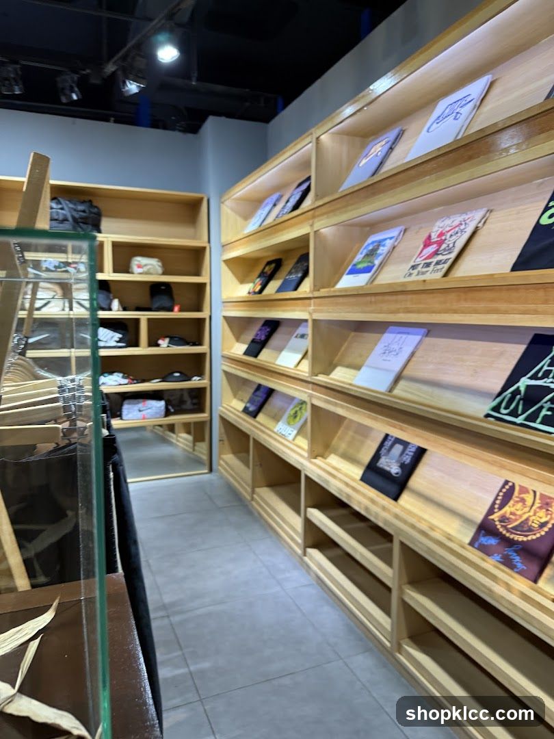 Store Interior with Shelving