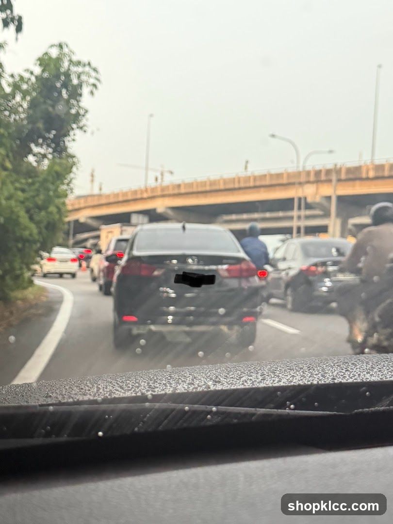 Traffic Jam on a Cloudy Day