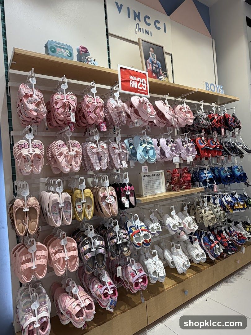 Children's Shoes Display