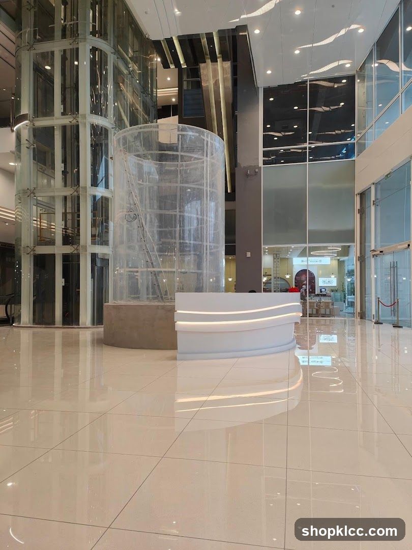 Modern Lobby with Reception Desk