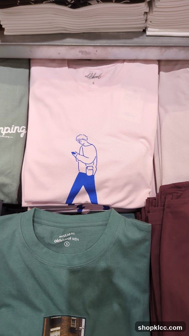 Folded T-shirts