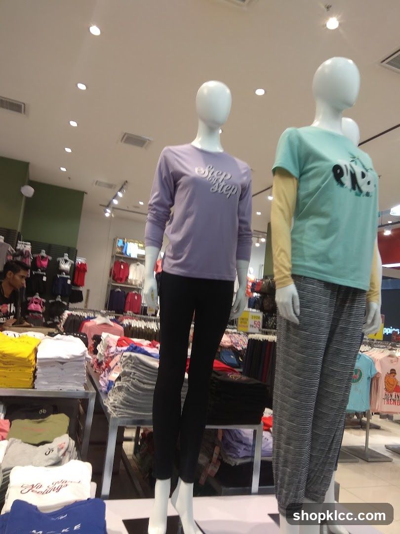 Mannequins in a clothing store