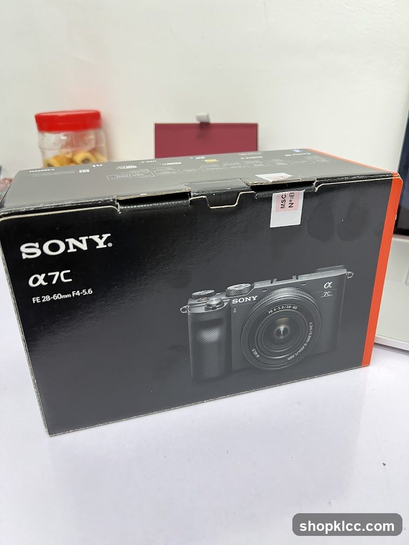 Sony Alpha a7C Camera Box