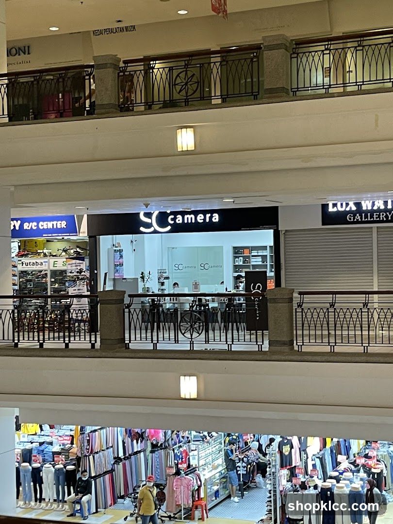 Mall Interior with Shops and Stalls