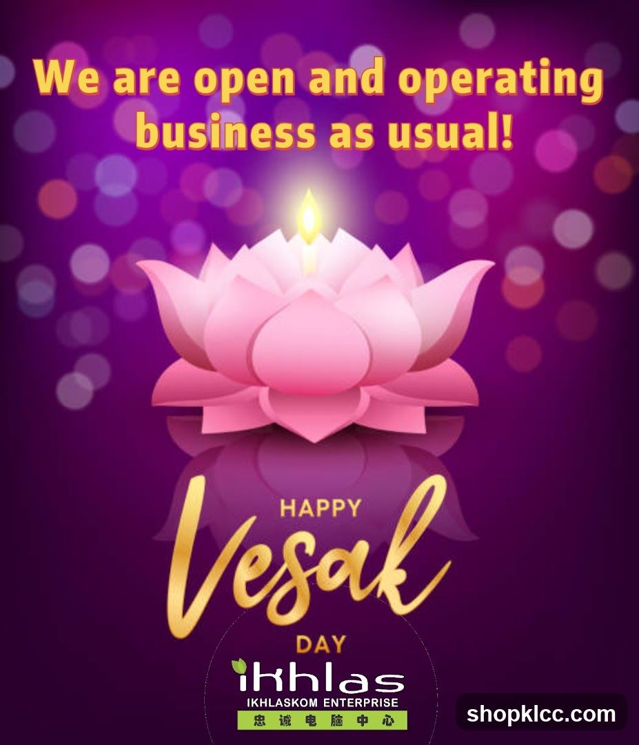 Happy Vesak Day Announcement
