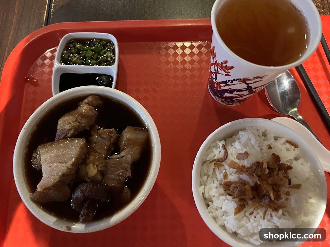 Braised Pork Belly with Rice and Tea