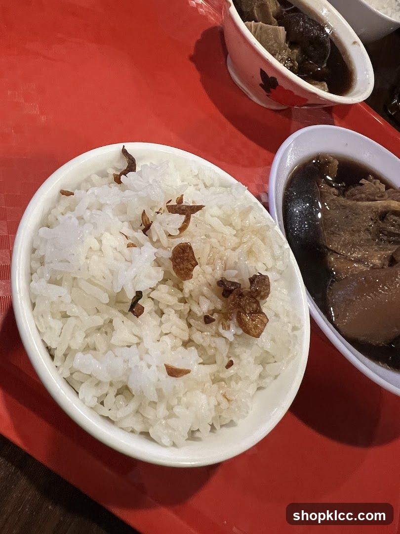 Steamed Rice with Braised Meat