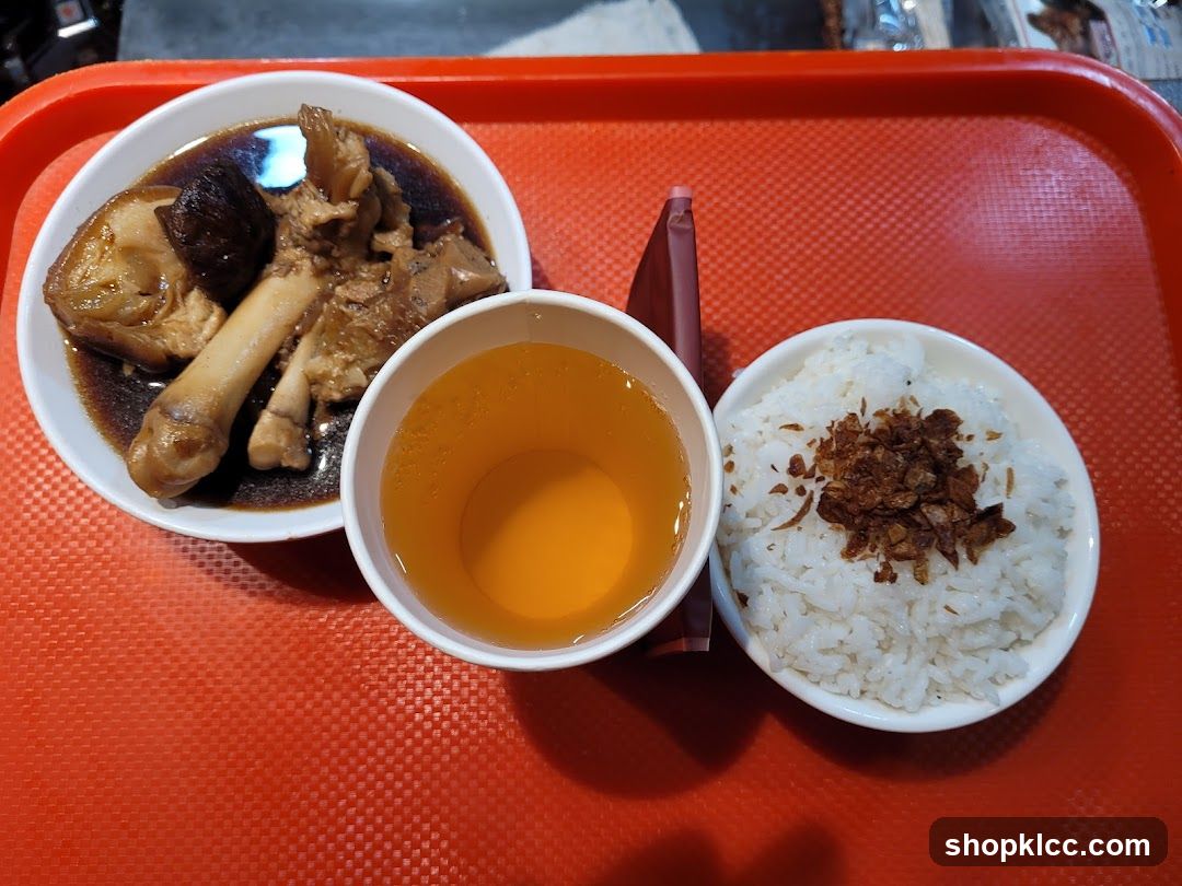 Braised Pork Ribs with Rice and Soup