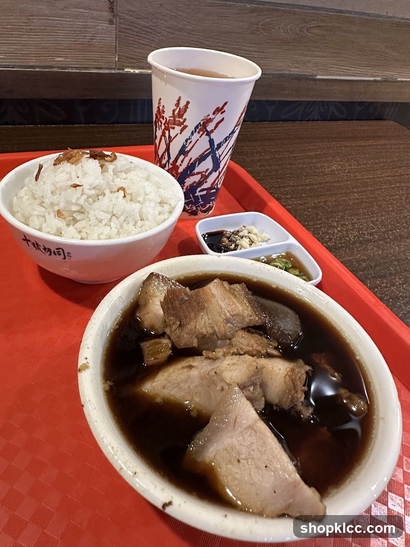 Braised Pork Belly with Rice and Tea