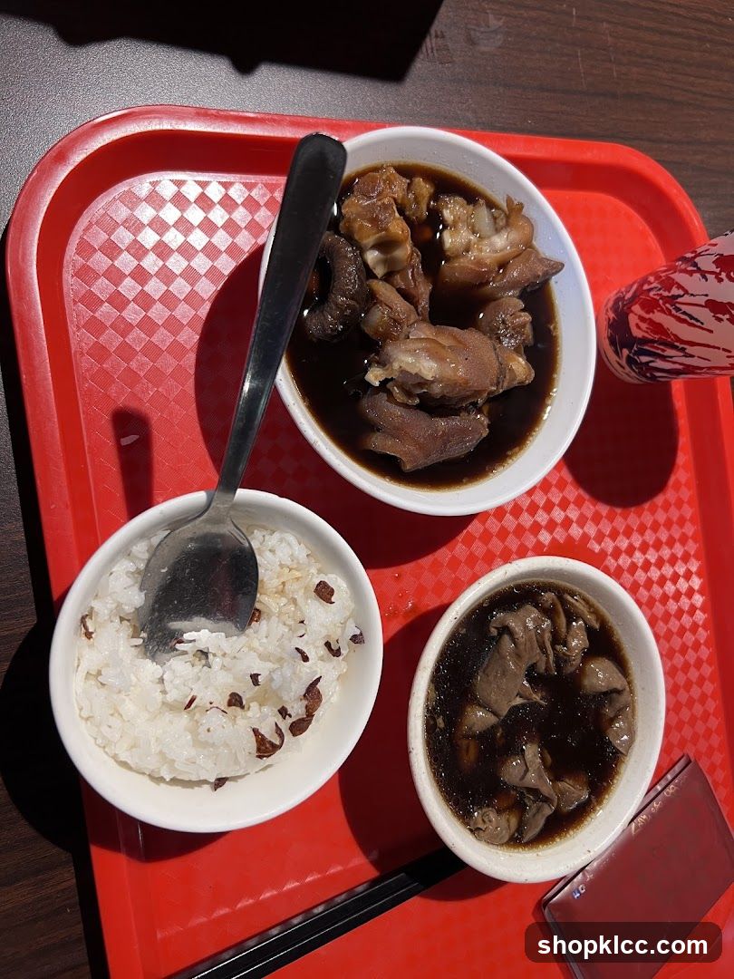 Braised Pork Trotters and Rice