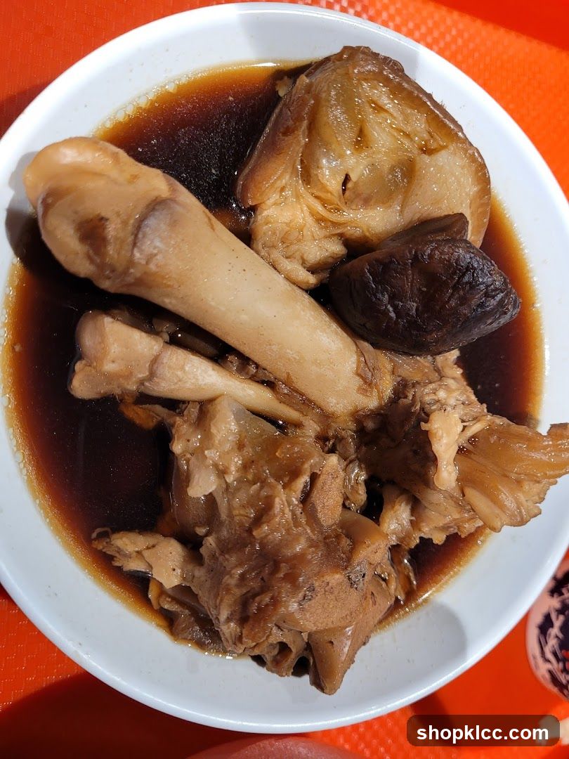 Braised Pork Ribs and Mushrooms