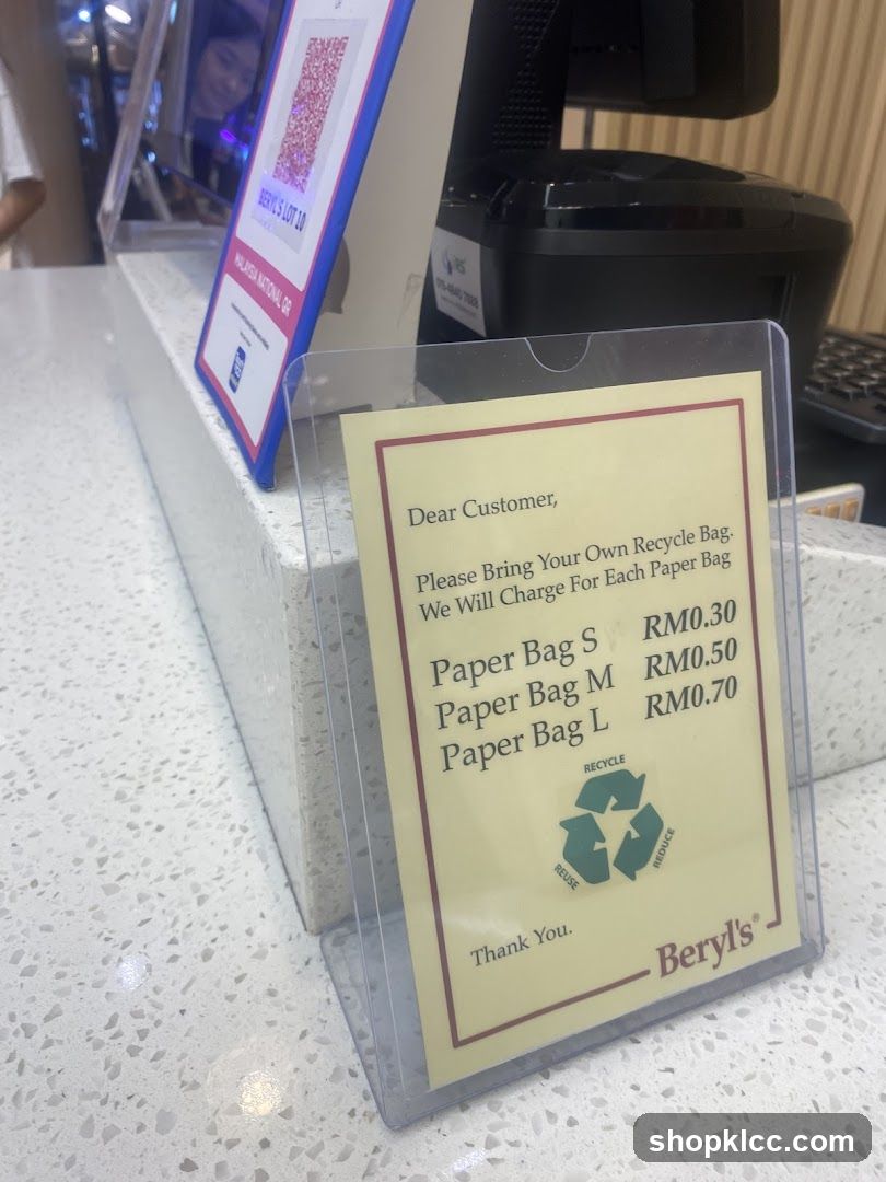 Beryl's Paper Bag Charges