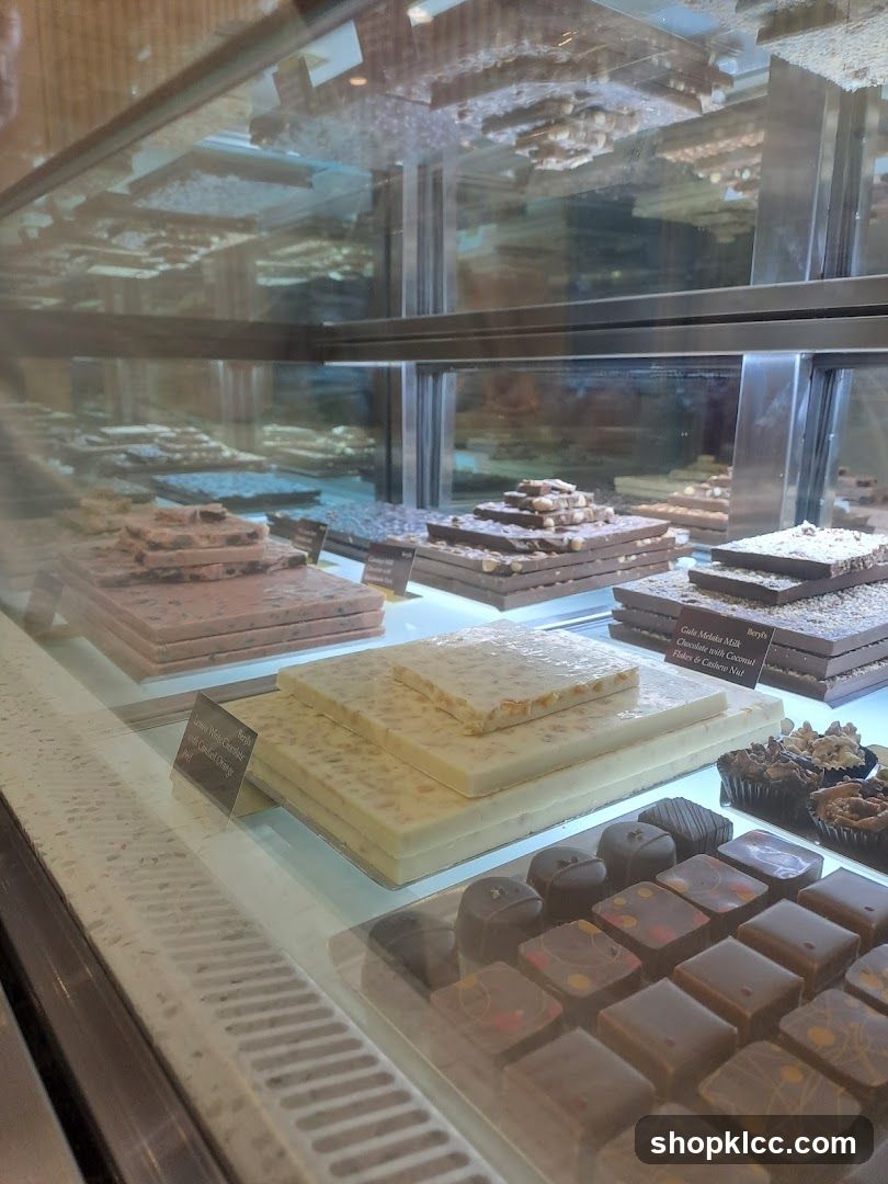 Display Case of Chocolates
