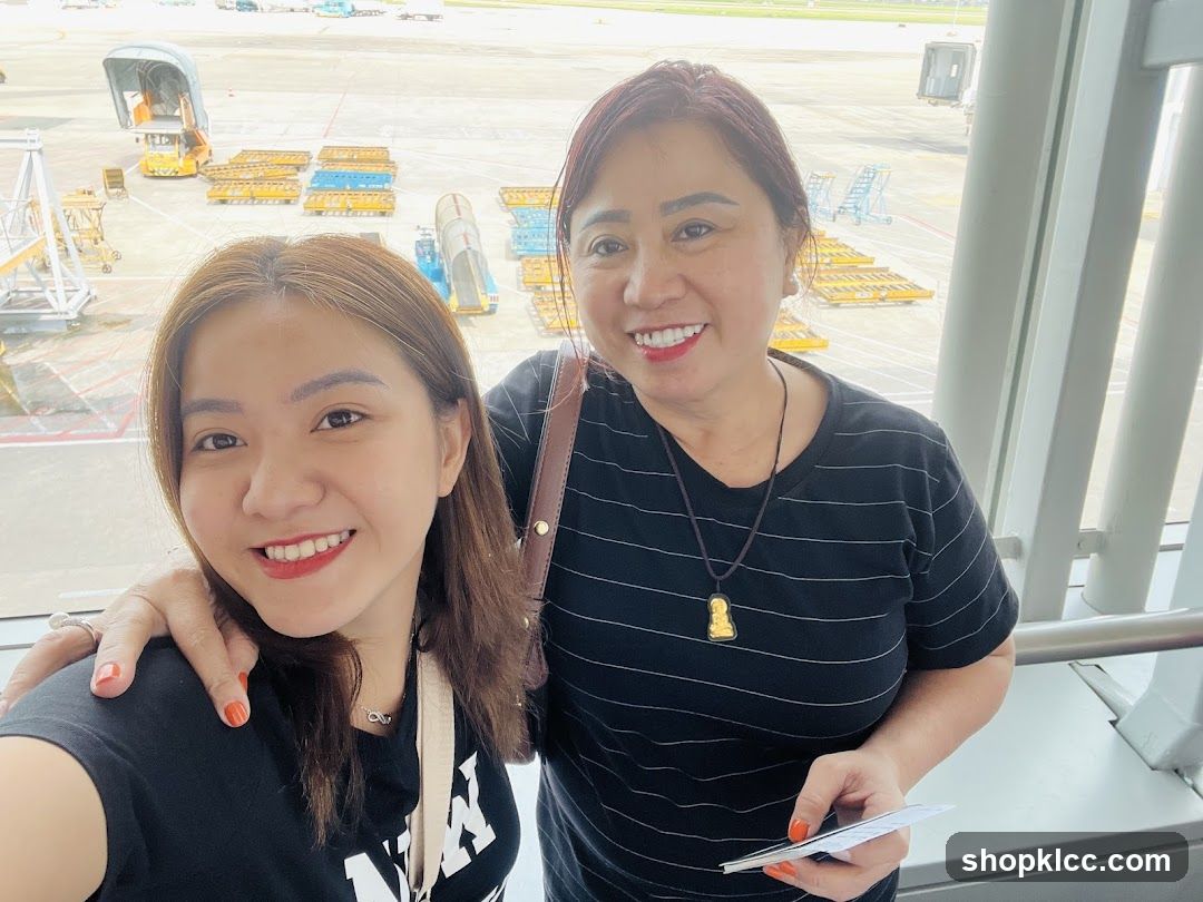 Two Women at Airport