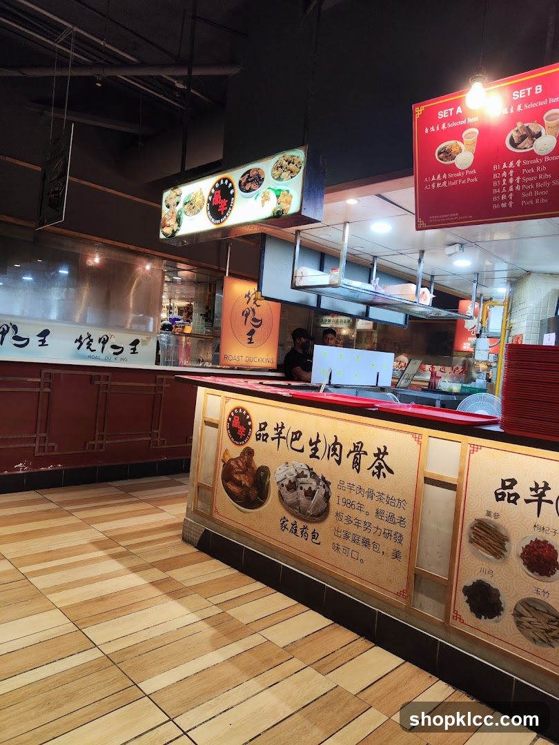 Food Stall with Menu Boards
