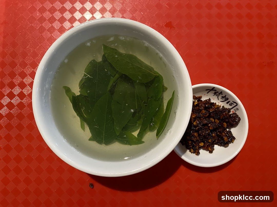 Leafy Greens with Chili Paste