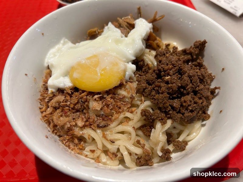Noodle Bowl with Egg and Meat