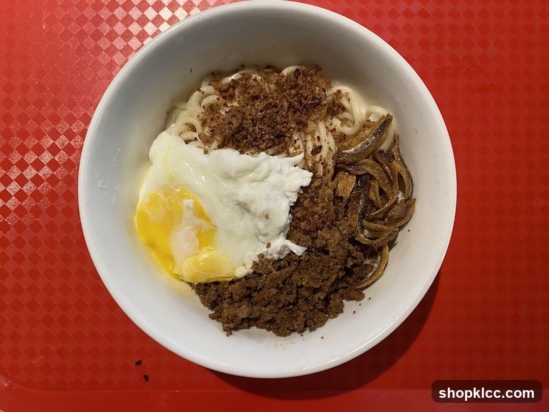 Noodle Dish with Egg and Anchovies